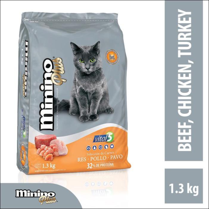 Minino Plus 1.3Kg - Makanan Kucing