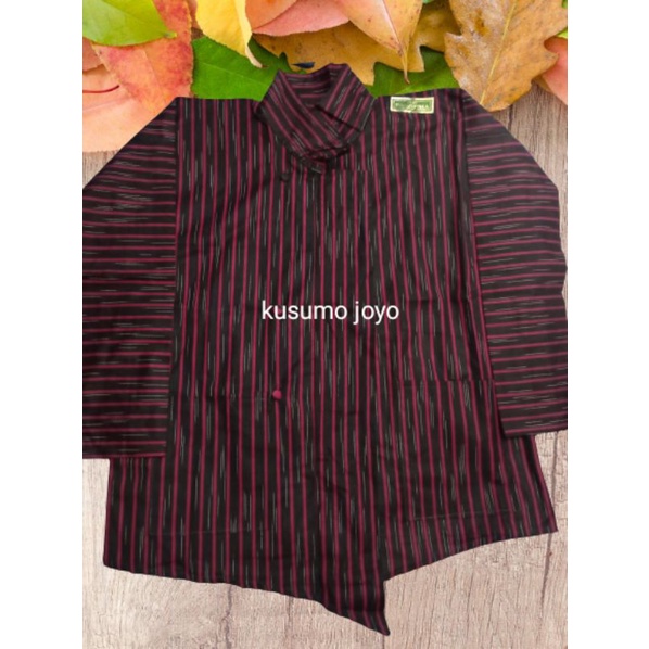 Baju Pria Surjan Lurik Bahan Alusan Katun Primis