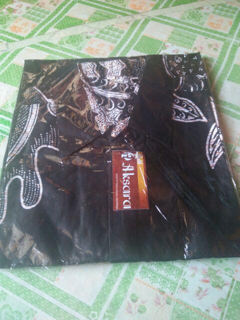 Kemejapria Lengan Pendek Hitam Manis Motif Terbaru Size M L Xl - Ori Ndoro Jowi - Dnt - Sania Ruffle