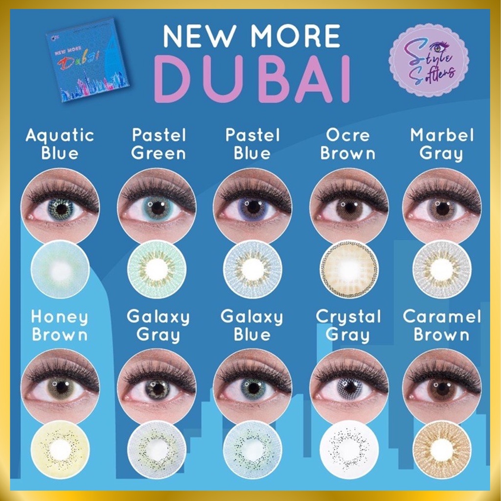 {BISA COD} SOFTLENS NEW MORE DUBAI MINUS BY CTK -4.25 SD -6.00