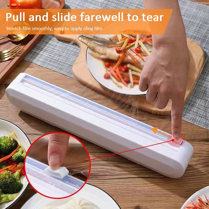 Cling Wrap Dispenser / Sliding Cutter Holder YXY588