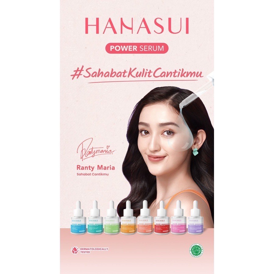 HANASUI POWER SERUM ALL SERIES - SERUM WAJAH HANASUI BPOM - 20ml