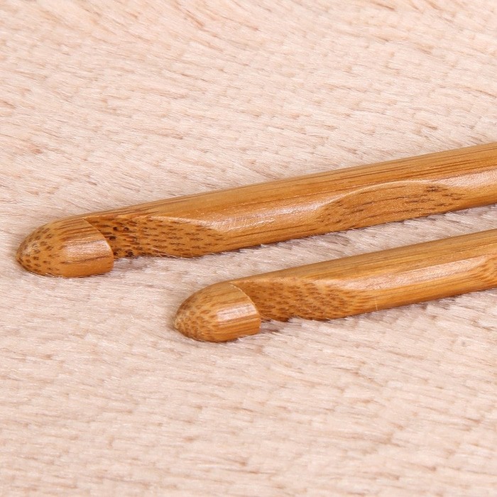 Jarum RaJut/Hakpen/Crochet Hooks Bahan Bambu (12 size)