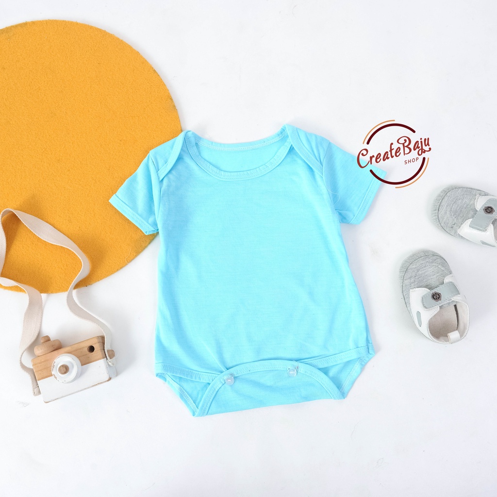 BAJU BAYI JUMPER BAYI 3-12 BULAN JUMPSUIT BAYI WARNA POLOS FASHION TERMURAH