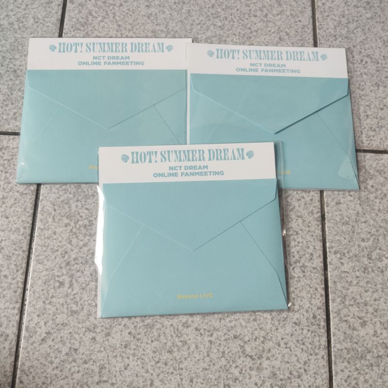 NCT Dream Summer Fan Meeting AR Ticket Jeno Renjun Jaemin