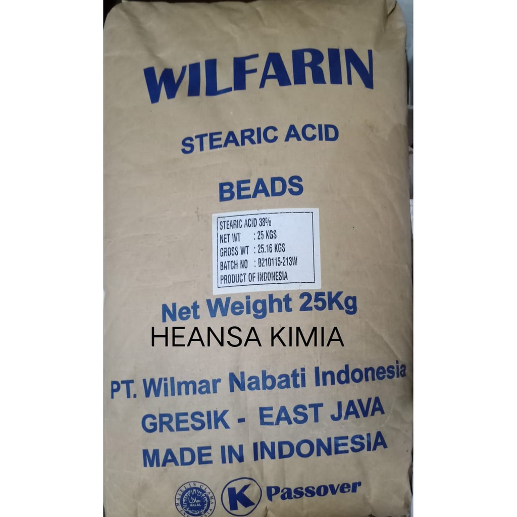 STEARIC ACID - BAHAN SABUN - LILIN 1 KG