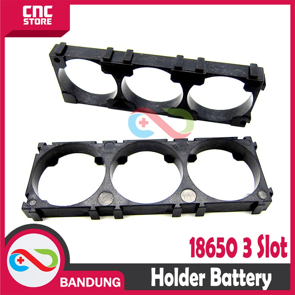 HOLDER BRACKET BATTERY BRACKET SAMBUNGAN BATERAI 18650 3 SLOT