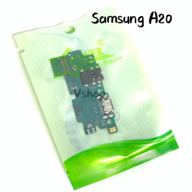 FLEXIBLE KONEKTOR CHARGER CON CAS SAMSUNG A20 A205 - FLEXIBEL HF AUDIO JACK MICROPHONE