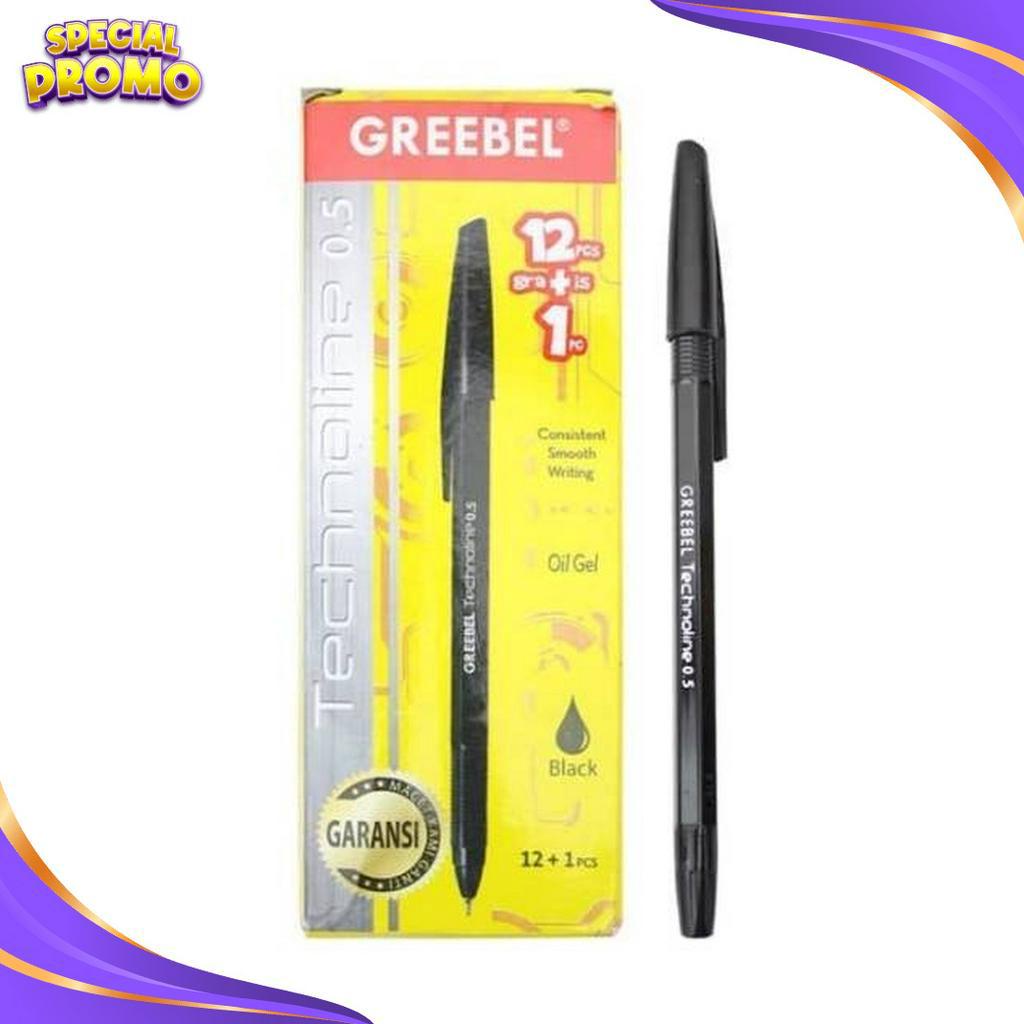 

PROMO TERGILA Pulpen tinta hitam Greebel Harga Lusinan