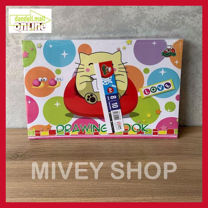 

U8Tyrt67- Buku Gambar Dodo A4 1 Pack E3Yrf797-