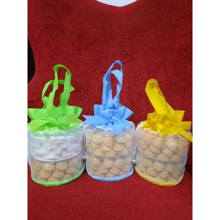 Tas Toples kue kering 2 Susun/Tas Hampers Lebaran/Tas Toples Kombinasi/Tas Kue Kering/Tas Toples Sus