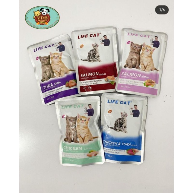 Life cat wet pouch 85gr