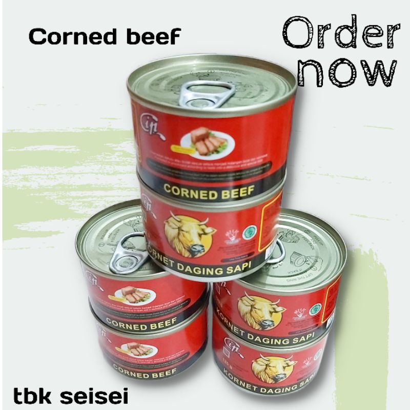 

Corned beef(Daging sapi)120gr