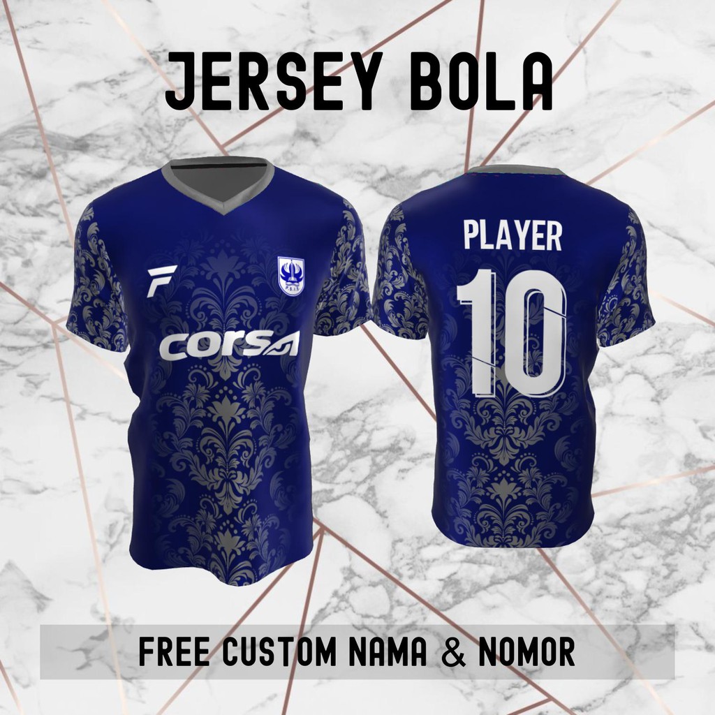 Jersey Batik PSIS Semarang Klub Bola Baju Kaos Custom Nama dan Nomor Punggung - 968