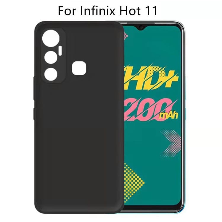 Casing Infinix Hot 11 SoftCase Black Matte