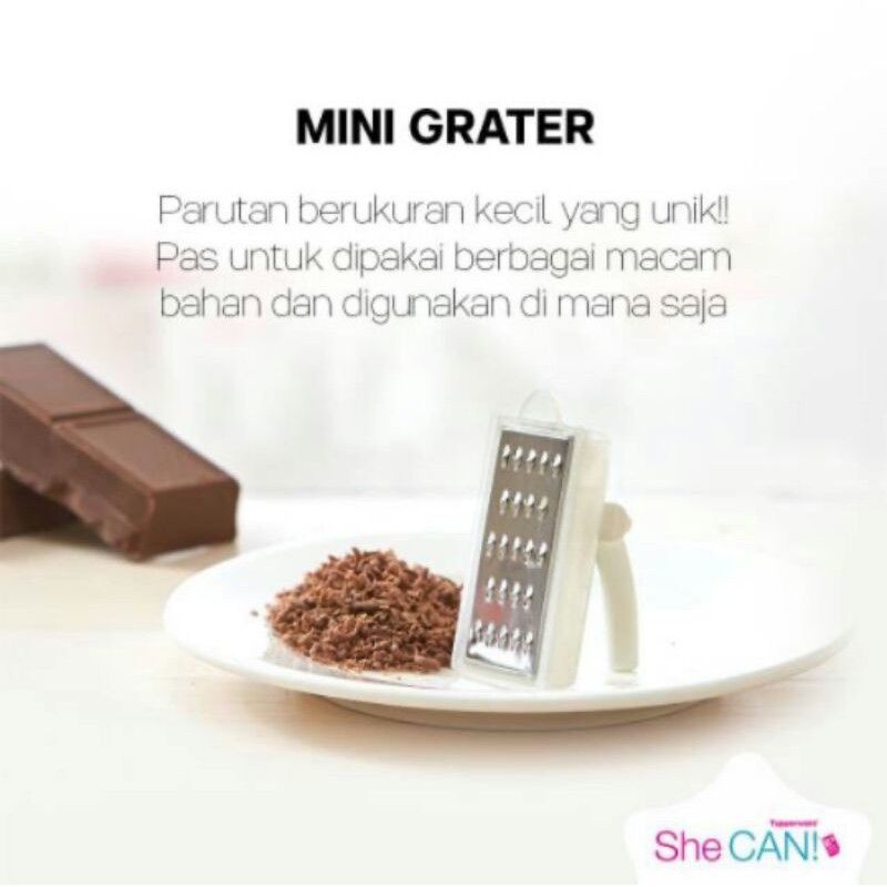 Mini Grater / Parutan Keju / Parutan keju tupperware