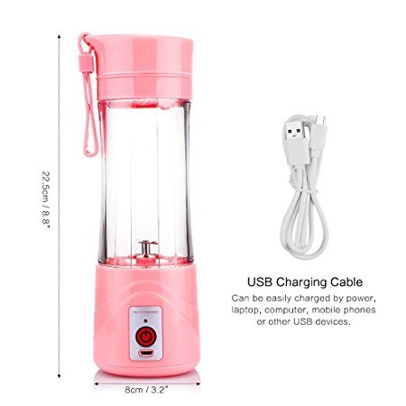 Blender Jus Buah Portable USB  Rechargeable - Shake n Go