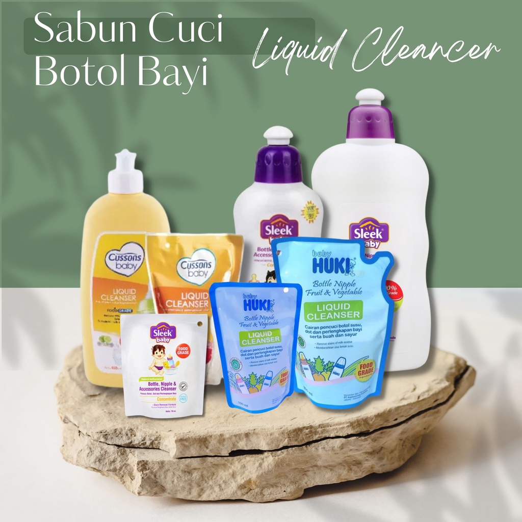 SABUN CUCI BOTOL BAYI Liquid Cleancer berbagai merk