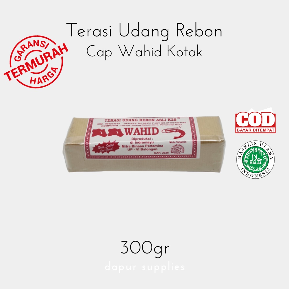 Terasi Udang Rebon Kotak Besar – Cap Wahid