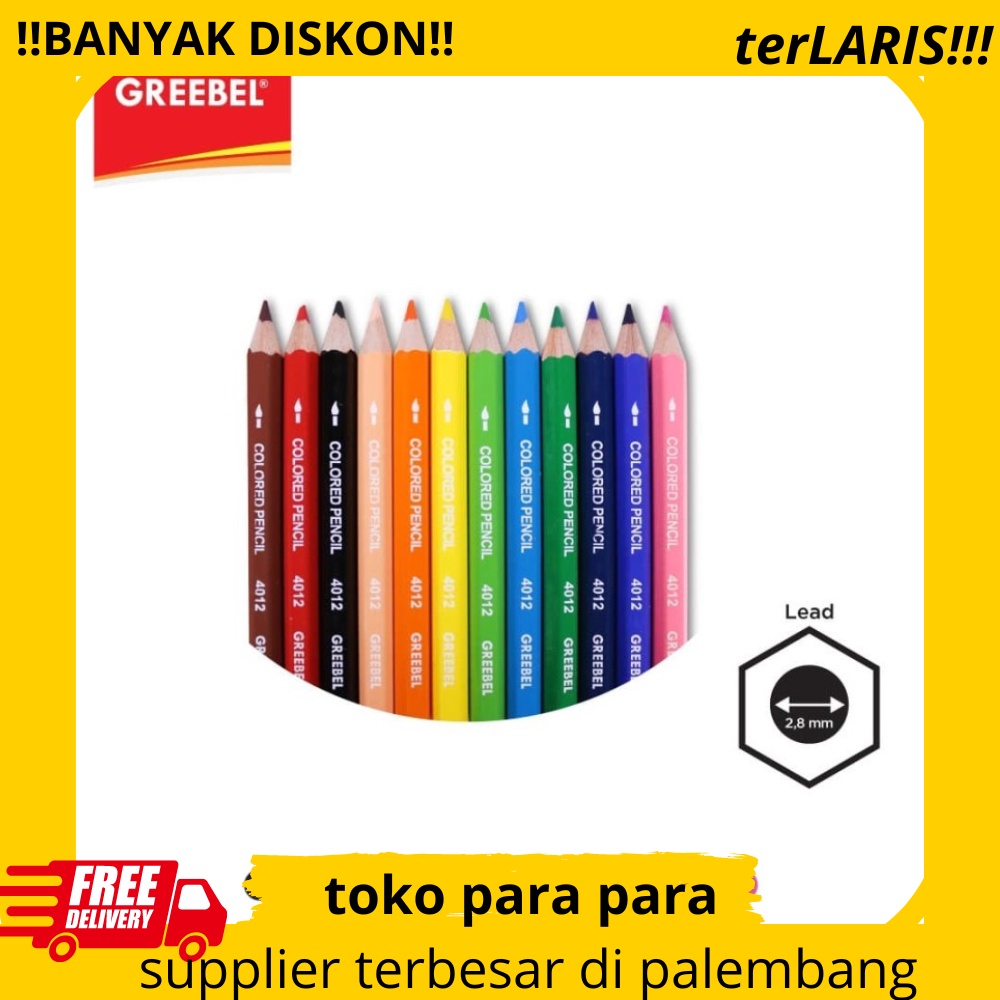 

Pensil Warna Pendek SQUEEZY 12 Warna / Colour Pencil 12 Color PW-SQ12S