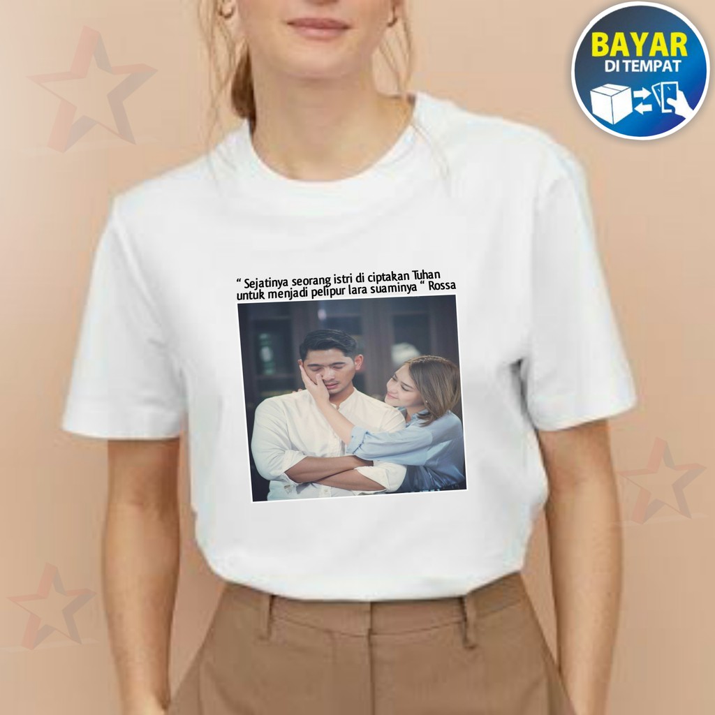 Kaos Ikatan Cinta Andin Aldebaran Lengan Pendek Wanita Murah Original Katun Combed