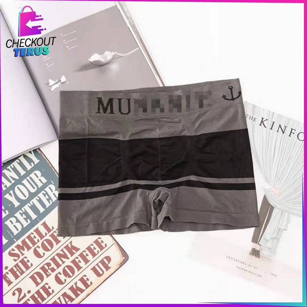 CT P117 Celana Dalam Pria Boxer CD Laki Laki Petak Boxer Men Underwear Celana Dalam Pendek Pria Kolor Cowok Sempak Pria Dewasa