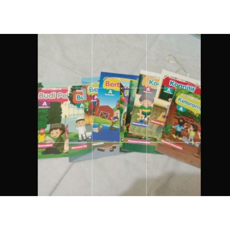 Buku PAUD/ buku paket TK A/LKS TK A lengkap isi (9pcs)
