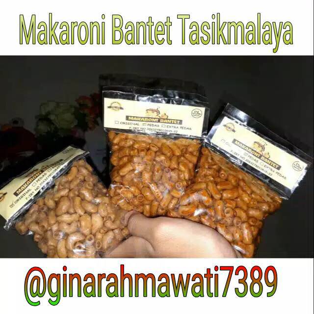 

Makaroni Bantet Original/Pedas/Ekstra Pedas