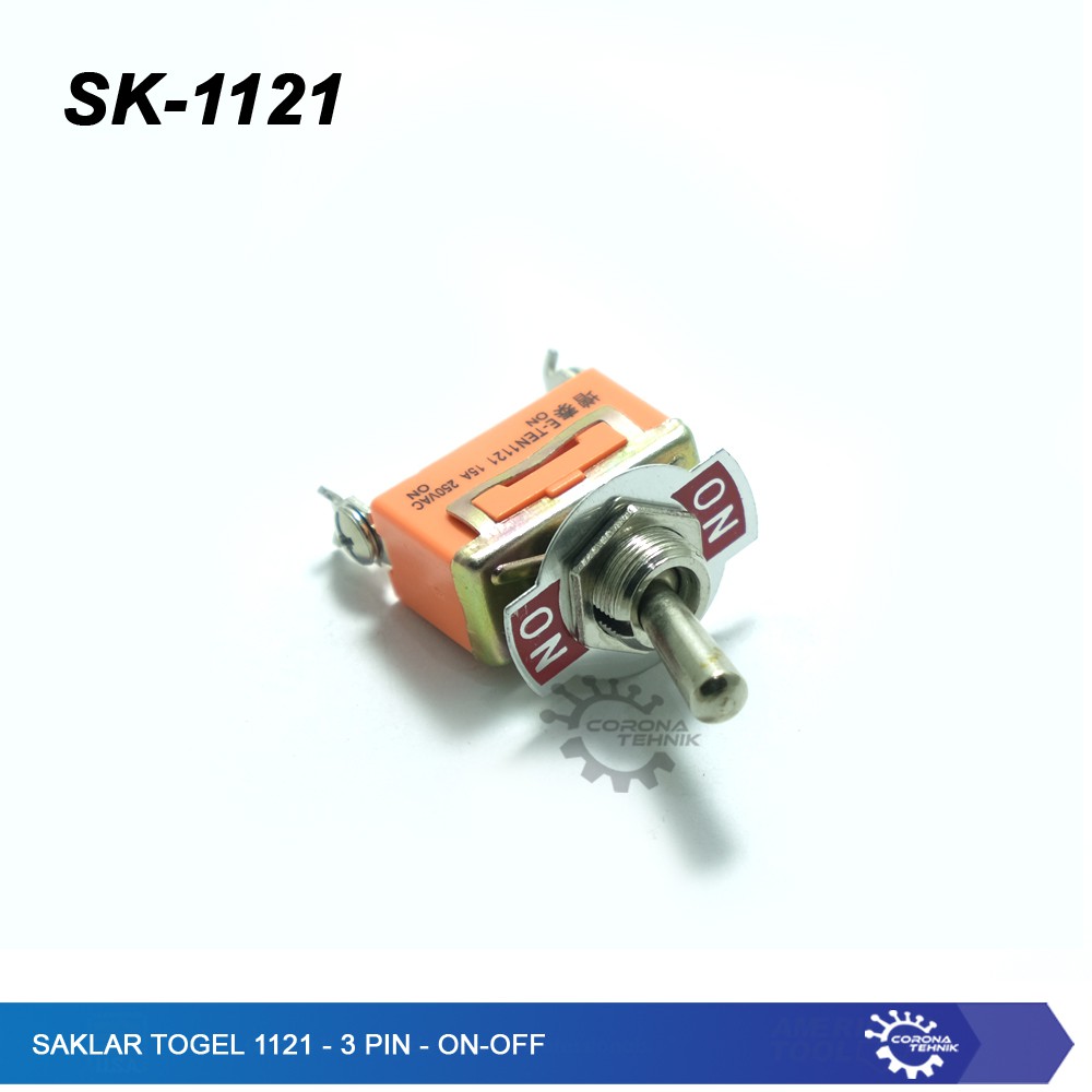 Saklar Toggle 1121 - 3 Pin - ON-ON