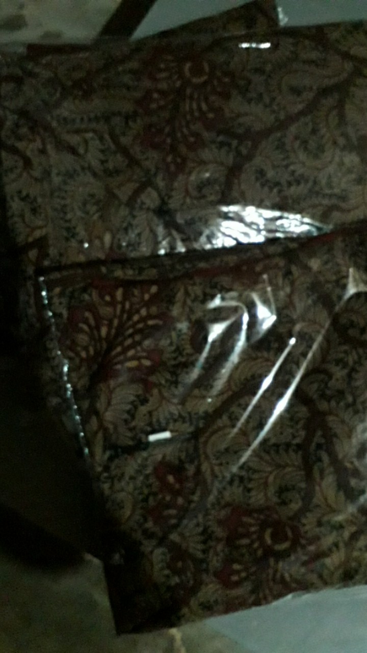 Batik Couple Keluarga Sania Ruffle Ori Ndoro Jowi Dnt Motif Rampel Merah