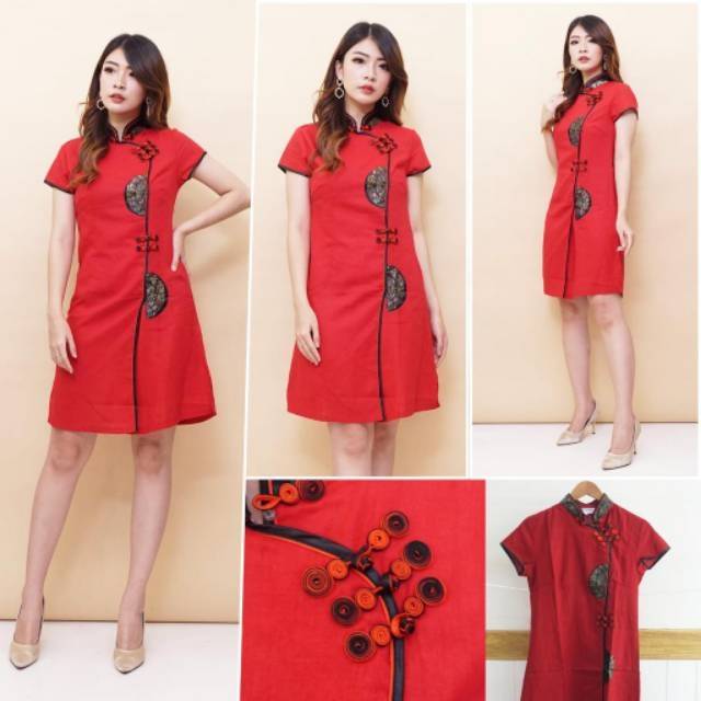 Promo Dress Qipao Cheongsam Sanghai Dress Import