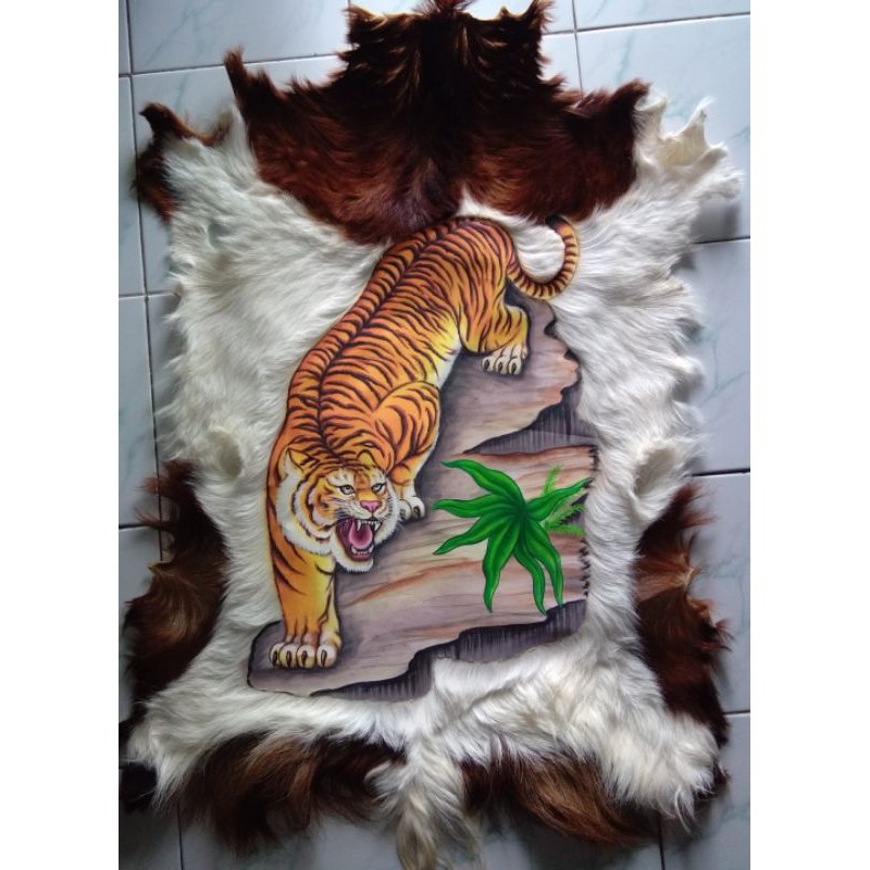 Lukisan Macan Kulit Kambing