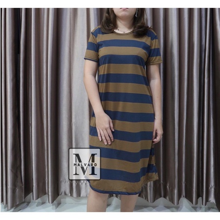 MAL-Dress Amona / Dress Salur Wanita / Daster Wanita