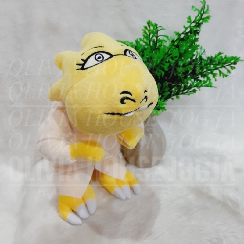 Boneka Sans Undertale Alphys Boneka Alphys Sans Undertale Dino Kuning