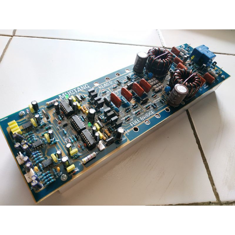PCB Komponen Power Amplifier Class D Fullbridge 8Fet Baca Deskripsi