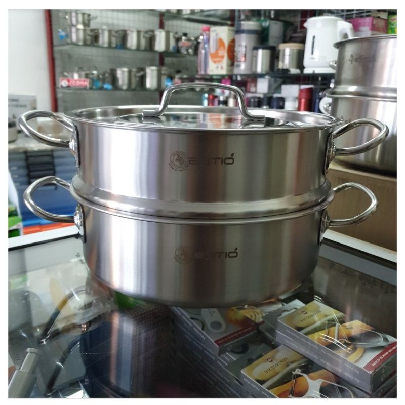 171301 Steamer, Functional Pot Zebra Estio Pro D26x9cm, SUS 304, Thailand Made