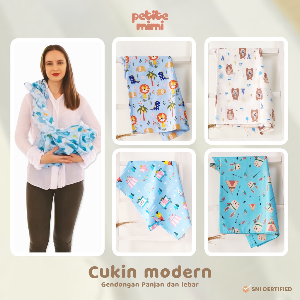 Petite Mimi Cukin Modern 240 x 100 cm / Gendongan Jarik Modern