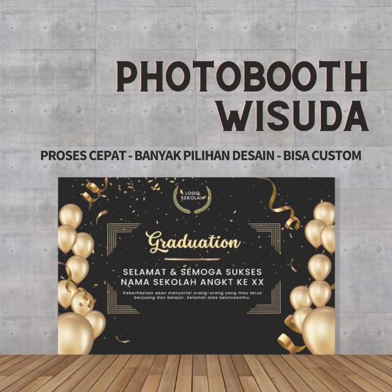 Banner Foto Booth Wisuda - IMAGESEE