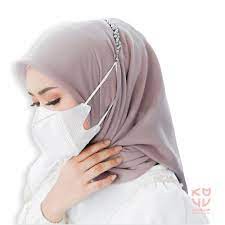 KONEKTOR MASKER HIJAB PEREKAT DAN KOYU KANCING