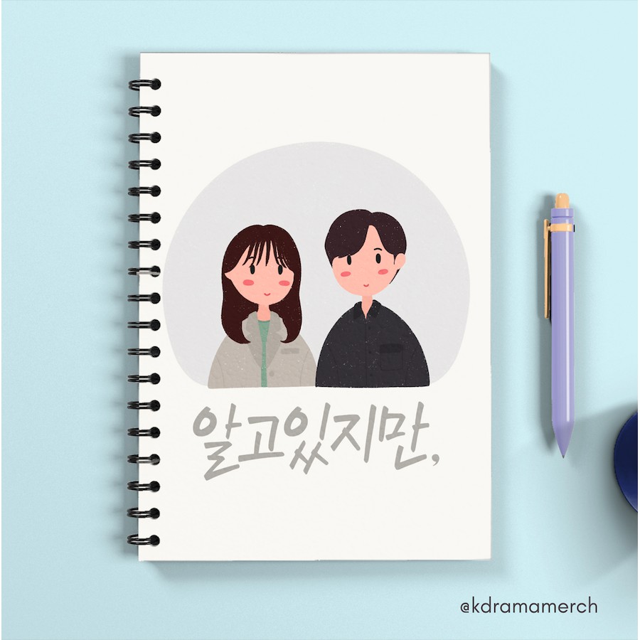 

NEVERTHELESS NOTEBOOK SPIRAL DRAMA KOREA A5/ DRAMA KOREA / DRAKOR / JOURNAL / JURNAL SOFT COVER