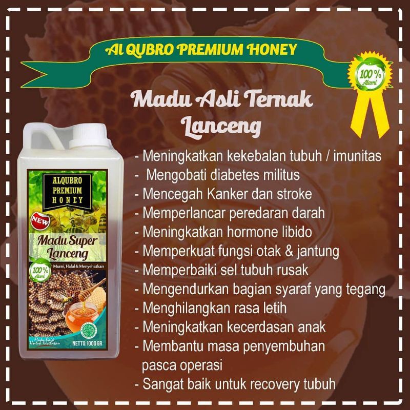 

Al-Qubro Premium Honey - Madu Super Lanceng