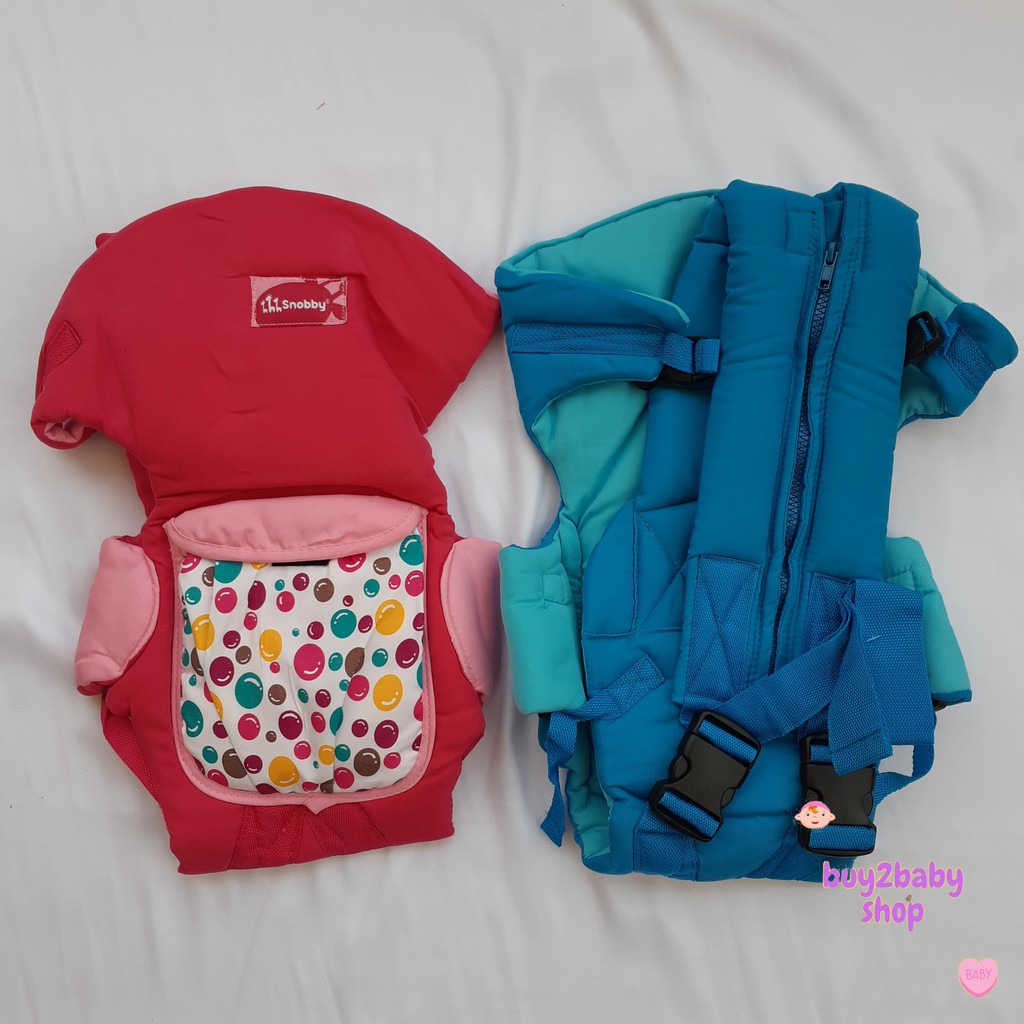 Gendongan bayi depan model ransel Snobby Happy Bubble Series TPG 2243