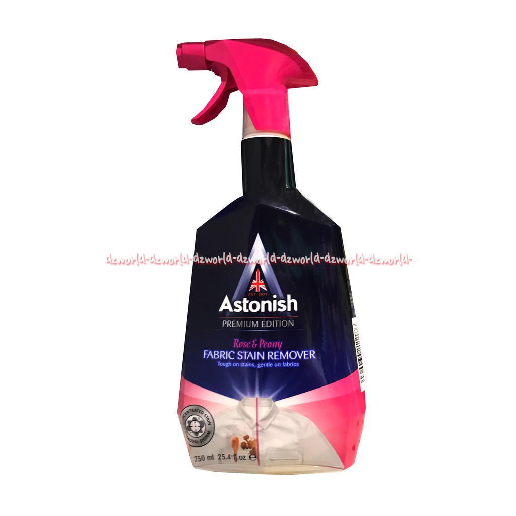 Astonish Specialist Fabric Stain Remover 750ml Rose &amp; Peony Penghilang Noda Pakaian Baju Yang Membandel Lembut Ditangan Astgonish Roses Peoni Pink