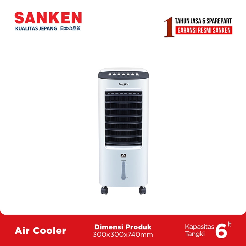 Sanken SAC-38 Air Cooler - Penyejuk Udara Portabel 6 Liter