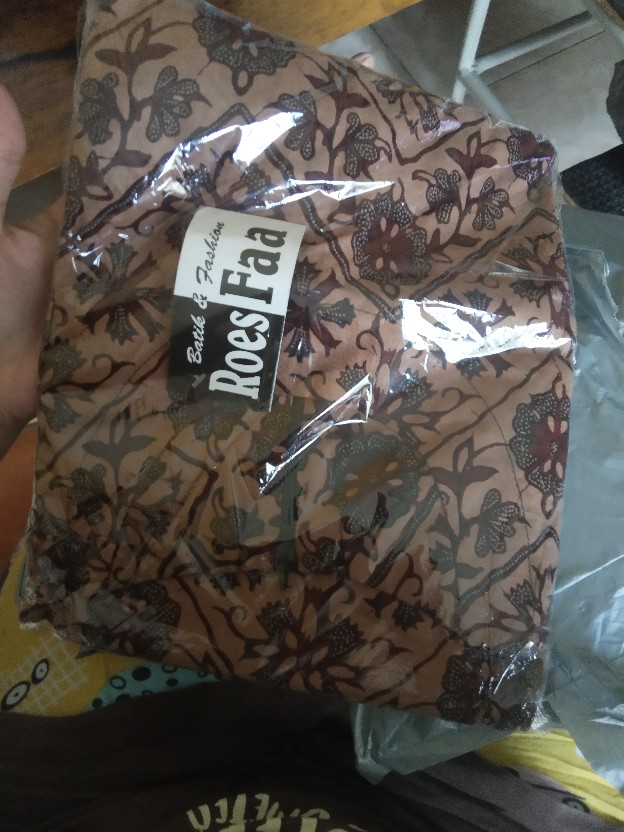 Gamis Rempel Genes #2 Kombinasi Batik Sogan Premium Muslim Modern