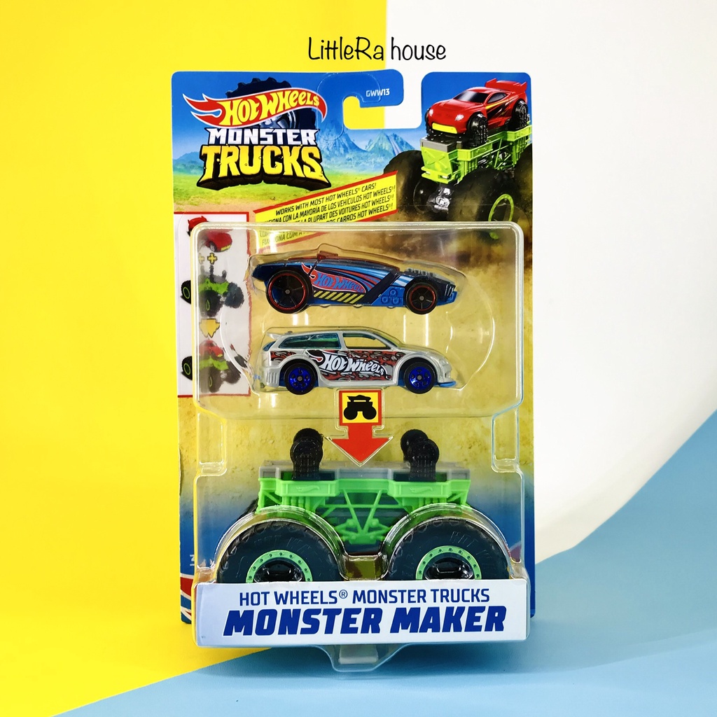 Jual Hot Wheels Monster Truck Maker Original 100% Mattel & 2 Mobil Reguler Hot  Wheels Indonesia|Shopee Indonesia