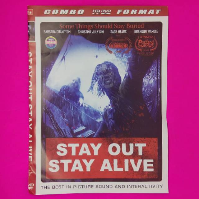 Kaset DVD film horor barat terlaris stay out stay alive