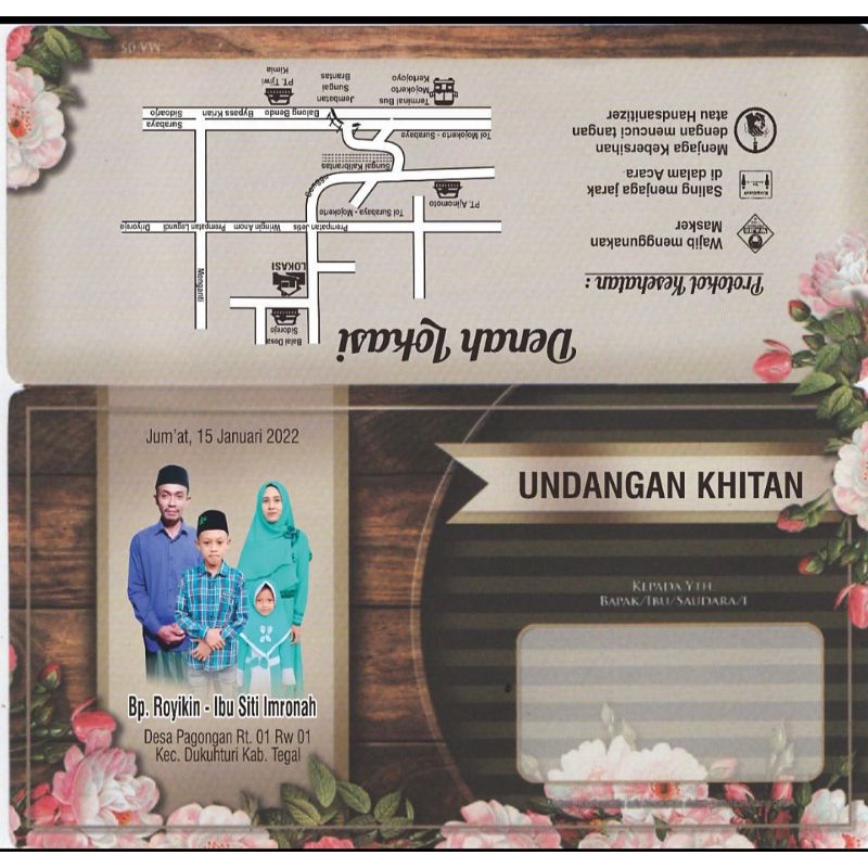 UNDANGAN KHITANAN FOTO MURAH