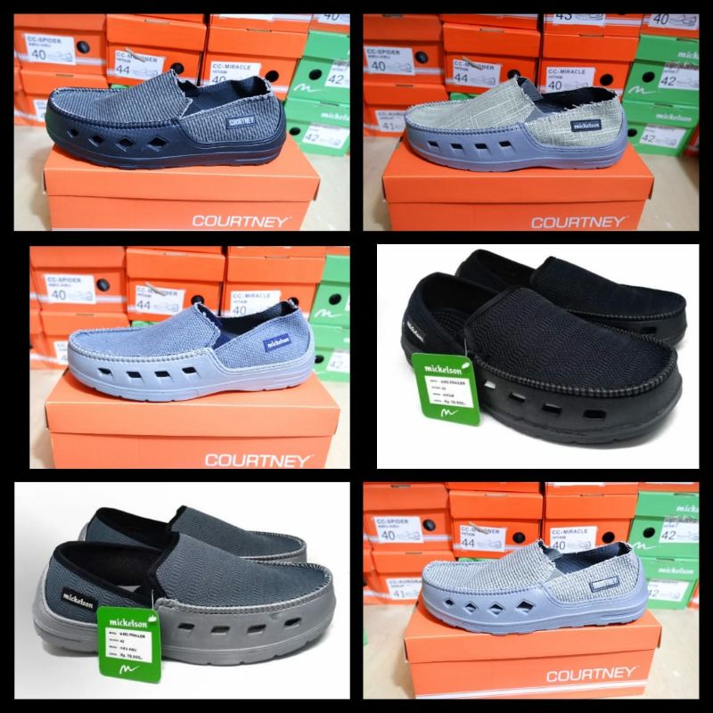 (BISA COD) Sepatu slip on pria mickelson courtney vacation of