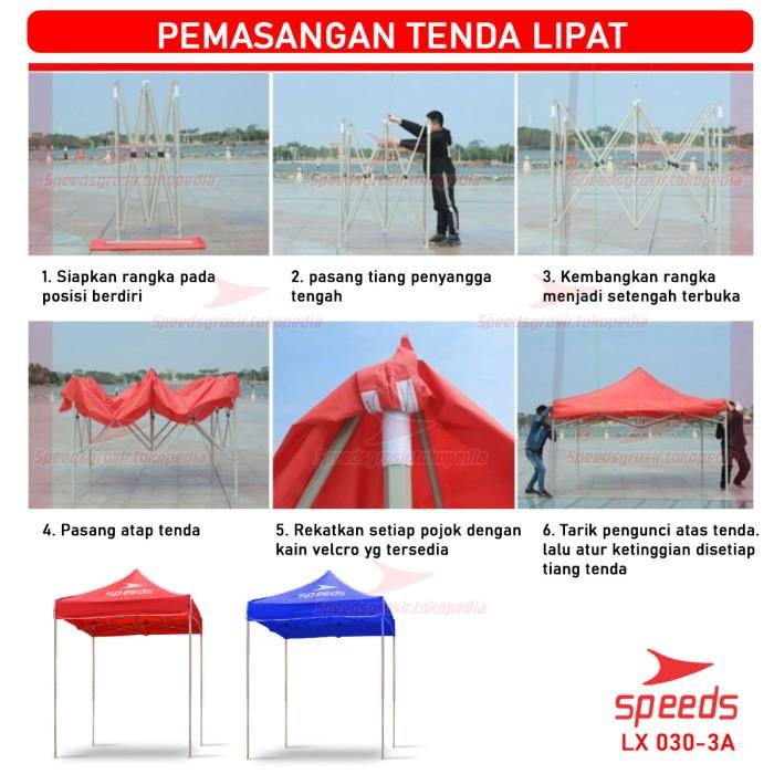 Tenda Lipat ( 2 X 2 M) Tenda Bazar Pameran Tenda Jualan Otomatis 030-3 Berkualitas